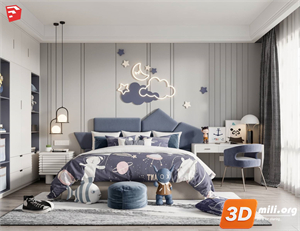 Children Room Scenes Skp FIles 